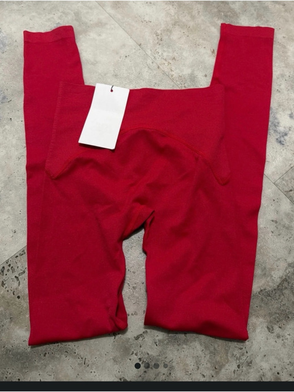 Zara Red Stretch Leggings XS/S